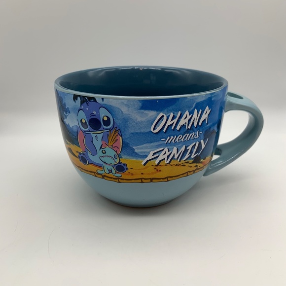 Disney Lilo and Stitch Ohana Means Family 24oz Ceramic Mug - Picture 2 of 14
